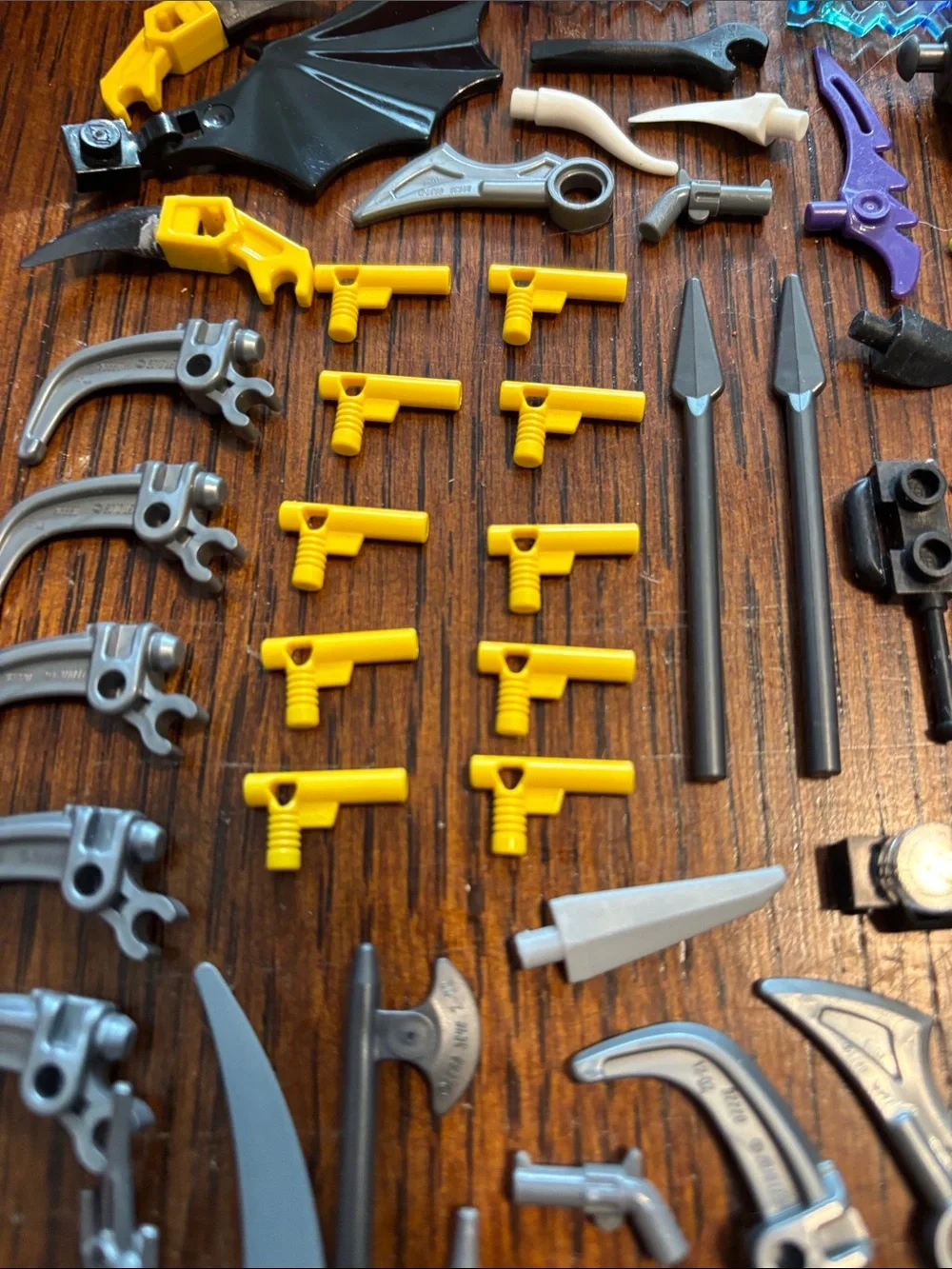 Lego weapon mini figure accessories